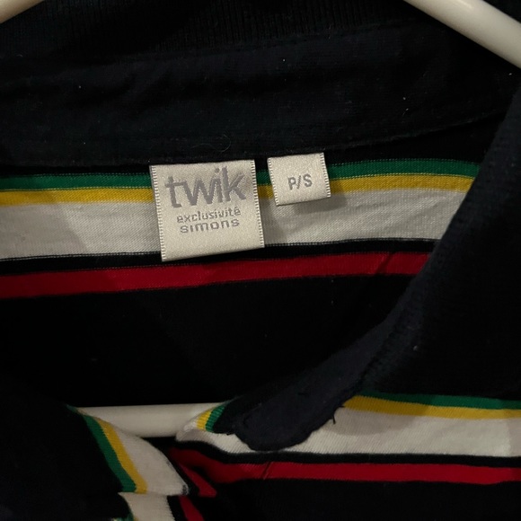 Striped long sleeve croped-top - Picture 2 of 2